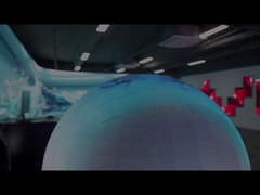 P2.0mm LED গোলাকার স্ক্রিন সিরিজ 360 ডিগ্রি পূর্ণ দৃশ্য প্রদর্শন আকার কাস্টমাইজড