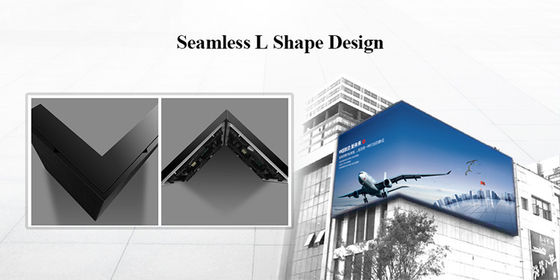 Gsurface P5.95 P10 ফ্রন্ট সার্ভিস আউটডোর ফিক্সড এলইডি ডিসপ্লে 140/140 ভিউ এঙ্গেল ODM