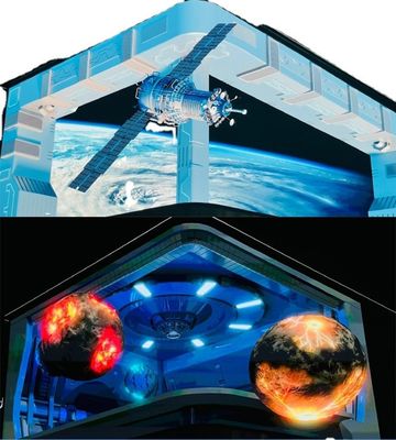 Gsurface IV আউটডোর DIP10 3D-Naked Eye জলরোধী ফুল কালার LED ডিসপ্লে LED বিজ্ঞাপন বোল্ডার