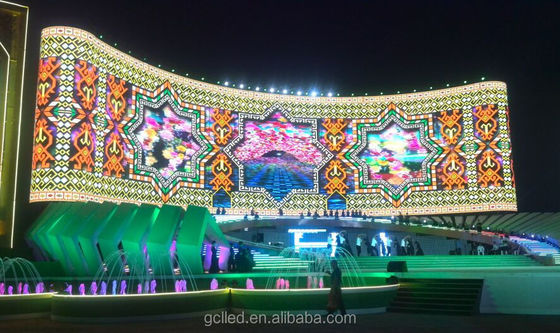শপিং মলের জন্য কাঁচের মাধ্যমে দেখার সাথে স্বচ্ছ 60% এলইডি বিজ্ঞাপন স্ক্রিন