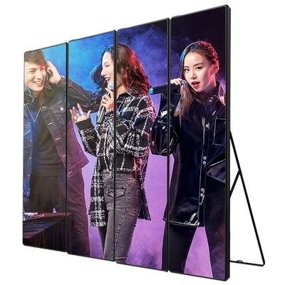 উচ্চ রিফ্রেশ রেট 3840Hz LED পোস্টার ডিসপ্লে ফুল কালার আউটডোর ওয়াটারপ্রুফ LED পোস্টার