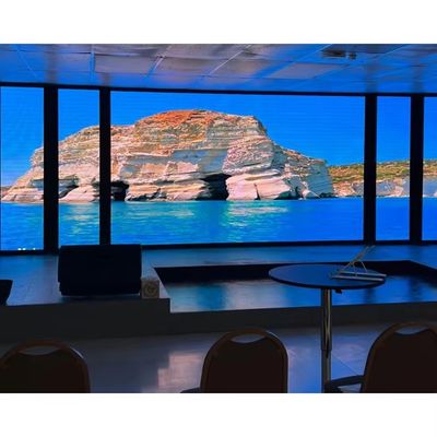 GCL GOB ইনডোর P1.95mm LED ডিসপ্লে স্ক্রিন কনসার্টের জন্য প্রেস কনফারেন্স বিবাহ এবং গির্জা ইভেন্ট উজ্জ্বলতা 1200nits