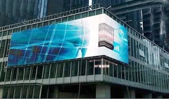 আউটডোর P10mm LED বিজ্ঞাপন ডিসপ্লে স্ক্রিন 10000Hour Lifespan উচ্চ-উজ্জ্বলতা
