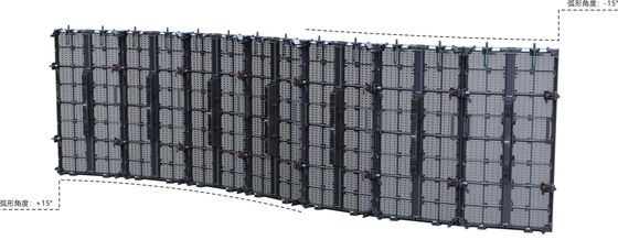 P3.91 P10.4mm আউটডোর Mesh LED Didsplay Screen For Rental / Concert Launch Event (আউটডোর জাল LED ডিডস্প্লে স্ক্রিন ভাড়া / কনসার্ট লঞ্চ ইভেন্টের জন্য)