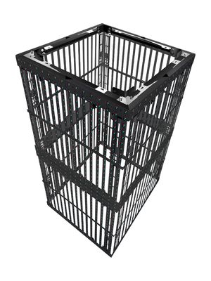 আউটডোর উচ্চ উজ্জ্বলতা 500 * 1000mm Mesh LED ডিসপ্লে স্ক্রিন P15.625-31.25mm IP65 রেটিং এবং পূর্ণ রঙের সাথে