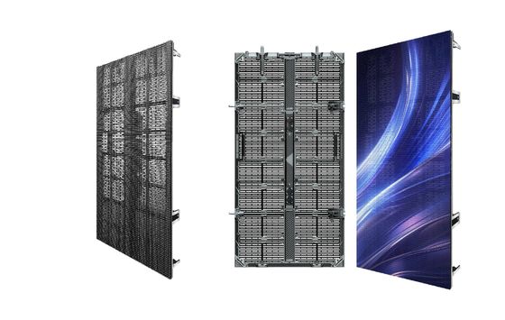 আউটডোর রেন্টাল Mesh Led Display Screen Gflow With A Transparency Rate Of Over 60% P10.4 500*500mm/500*1000mm