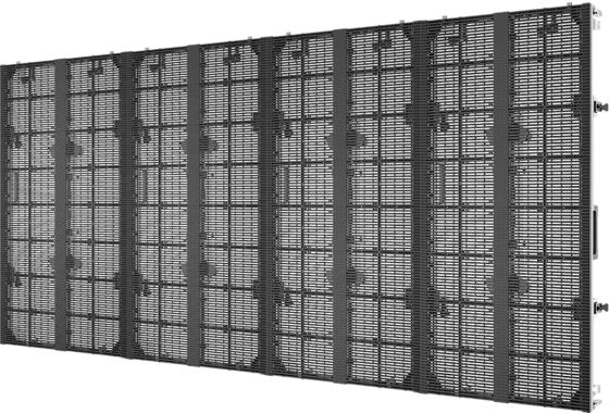 আউটডোর রেন্টাল Mesh Led Display Screen Gflow With A Transparency Rate Of Over 60% P10.4 500*500mm/500*1000mm