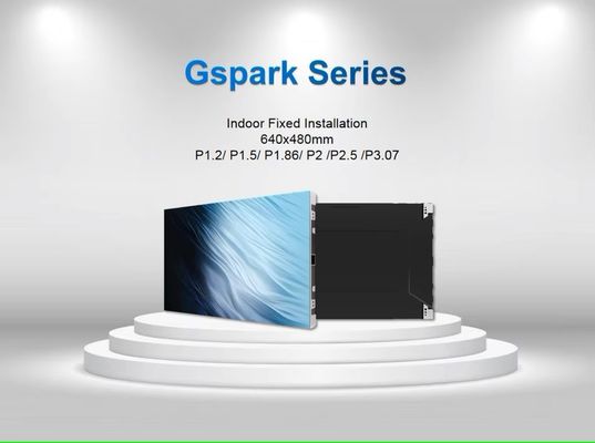 IP34 LED ভিডিও ওয়াল P1.25 1.538 P1.86 P2 P2.5 প্রদর্শনী কক্ষের জন্য ইনডোর LED স্ক্রিন