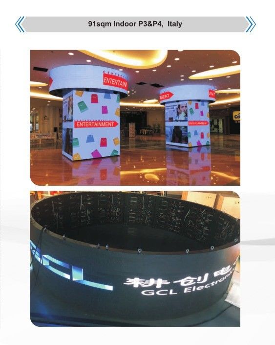 IP65 সুরক্ষা স্তর এবং নমনীয় নকশা সহ ইনডোর P3 LED স্ক্রিন ডিসপ্লে মডিউল