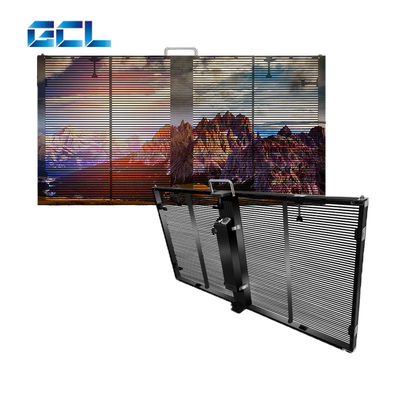 ভালো দাম উচ্চ সংজ্ঞা GCL P3.9 স্বচ্ছ এলইডি ডিসপ্লে জলরোধী সহজ ইনস্টলেশন অনলাইন