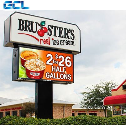 উচ্চ উজ্জ্বলতার ভিডিও ওয়ালের জন্য 320 মিমি আকারের আউটডোর ডিআইপি 346 এলইডি বিজ্ঞাপন পর্দা