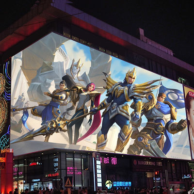 উচ্চ রেজোলিউশন বহিরঙ্গন স্থায়ী LED ডিসপ্লে সহজ ইনস্টলেশন বহিরঙ্গন LED প্যানেল ODM