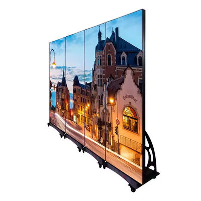 P1.25mm P1.538 mmGOB উচ্চ সংজ্ঞা LED পোস্টার স্ক্রিন যা উপরে এবং নীচে ভাঁজ করা যায় এবং দ্রুত বাম এবং ডান দিকে একত্রিত করা যায়