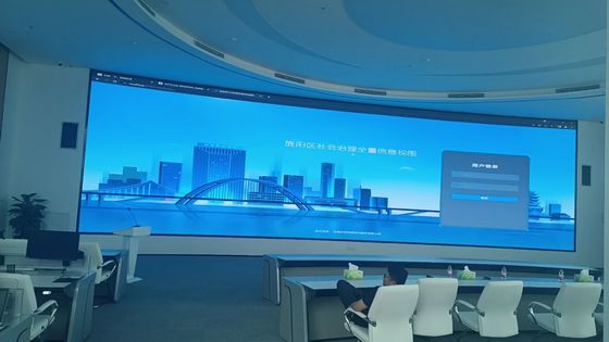 Ghalo 1000 * 250mm হালকা ওজনের প্রাচীর মাউন্ট দ্রুত ইনস্টলেশন ইনডোর P1.953mm LED ডিসপ্লে স্ক্রিন