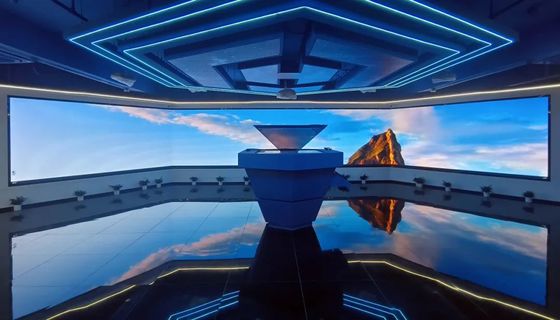 LED Video Wall With P1.25mm Pixel Pitch 800-1000nits Brightness And Full Front Maintenance For Conference Rooms, Lecture Halls, And Exhibition Spaces.