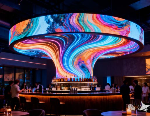 Stage Concert LED Display with 7680Hz High Refresh Rate, 160° Horizontal / 140° Vertical Viewing Angle and Single-dot Calibration for Immersive Visuals