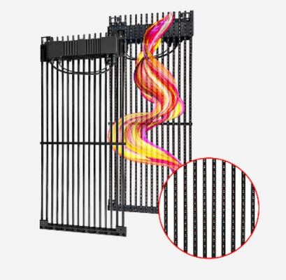 বিল্ডিং ফ্যাসেডের জন্য ফ্রন্ট ম্যানেজমেন্ট ডিজাইনের সাথে আউটডোর হাই ট্রান্সমিট্যান্স আইপি 65 সুরক্ষিত জিমেশ-টি গ্রিড স্ক্রিন